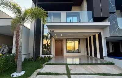 Sobrado à venda em indaiatuba, jardim olinda, com 3 suítes, com 227 m², condomínio park gran reserve
