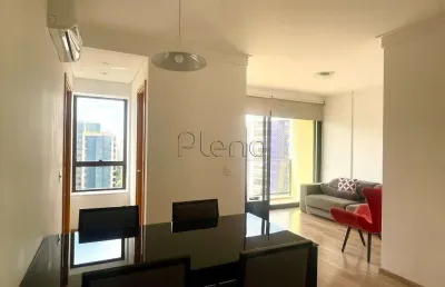Apartamento à venda em campinas, cambuí, com 1 suíte, com 57 m², condomínio dijon