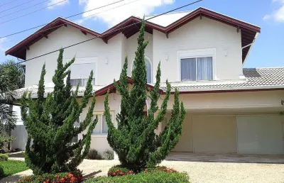 Sobrado à venda em valinhos, dois córregos, com 4 quartos, com 375 m²