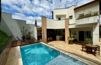 Casa para alugar em campinas, swiss park, com 3 suítes, com 240 m²