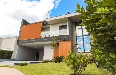Sobrado à venda em indaiatuba, residencial beira da mata, com 3 suítes, com 308 m²
