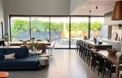Sobrado à venda em campinas, loteamento parque dos alecrins, com 4 suítes, com 275 m²