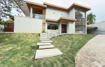 Casa para alugar em vinhedo, marambaia, com 4 suítes, com 240 m², condomínio estância marambaia
