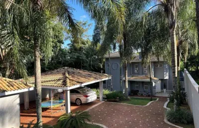 Sobrado à venda em campinas, loteamento caminhos de são conrado (sousas), com 3 suítes, com 280 m²