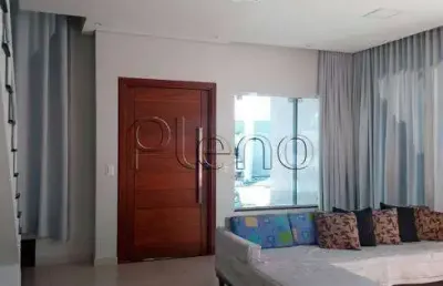 Sobrado à venda em indaiatuba, jardim park real, com 3 quartos, com 185 m²