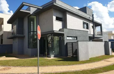 Sobrado para alugar em campinas, swiss park, com 3 suítes, com 391 m²