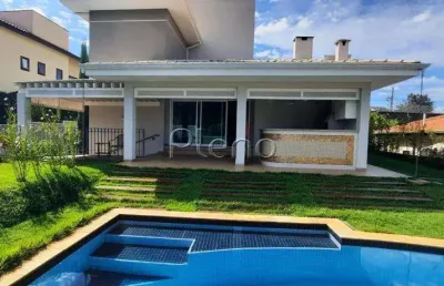 Sobrado à venda em campinas, loteamento alphaville campinas, com 4 quartos, com 256.44 m²