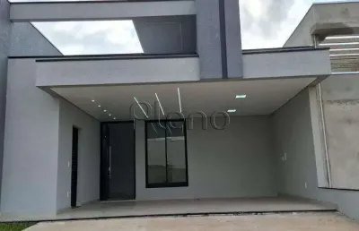 Casa à venda em indaiatuba, loteamento park gran reserve, com 3 suítes, com 135 m²