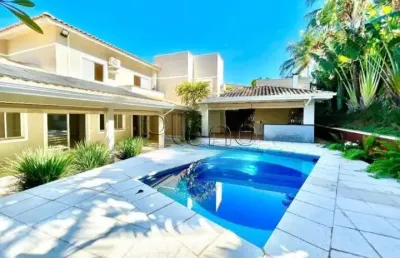 Sobrado para alugar em campinas, loteamento alphaville campinas, com 4 quartos, com 445 m²