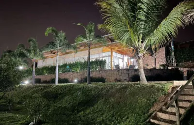 Chácara à venda em indaiatuba, colinas do mosteiro de itaici, com 3 suítes, com 2500 m²