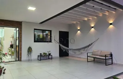 Casa à venda em indaiatuba, jardim park real, com 2 quartos, com 105 m², condomínio jardim park real