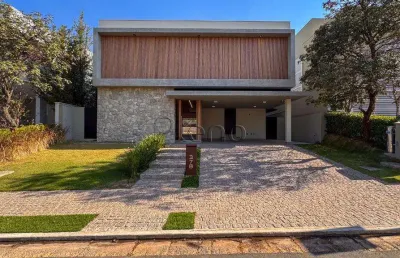 Sobrado à venda em campinas, alphaville dom pedro, com 4 suítes, com 377 m², alphaville dom pedro