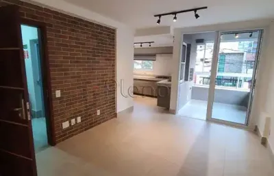 Apartamento à venda e para locação em campinas, cambuí, com 1 suíte, com 51 m²