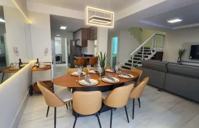 Sobrado à venda em campinas, loteamento alphaville campinas, com 4 quartos, com 208 m²