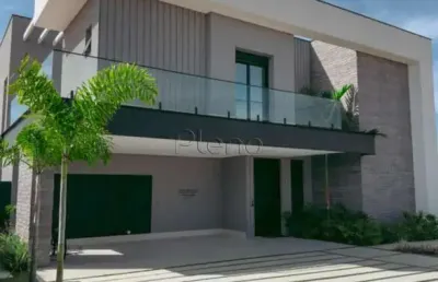 Sobrado à venda em indaiatuba, jardim santa rita, com 5 suítes, com 420 m², villa dos pinheiros