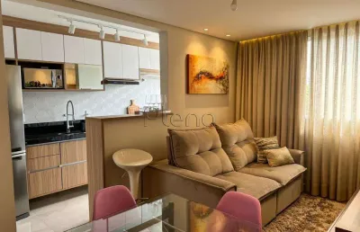 Apartamento à venda em paulínia, vila monte alegre, com 2 quartos, com 46 m²