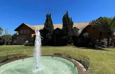 Casa à venda com 8 dormitórios no residencial vale da santa fé, vinhedo