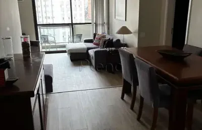Flat para alugar em campinas, cambuí, com 1 suíte, com 55 m²