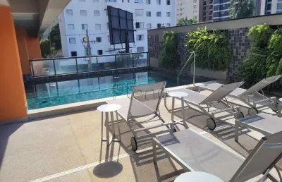 Apartamento para alugar em campinas, cambuí, com 1 quarto, com 39 m², mm536