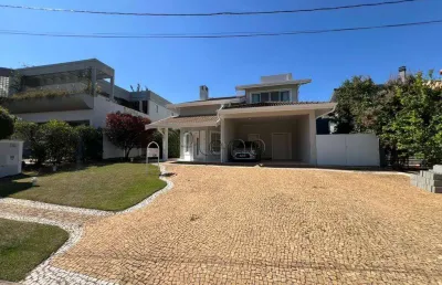 Sobrado para alugar em campinas, loteamento alphaville campinas, com 4 suítes, com 450 m²