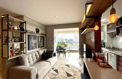 Apartamento à venda em campinas, taquaral, com 2 quartos, com 62 m², living welcome taquaral
