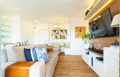 Apartamento a venda na vila olimpia com vista livre com 3 quartos e 2 vagas de garagem