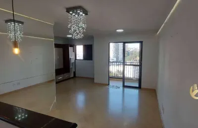 Apartamento com 2 dormitórios para alugar, 67 m² por r$ 3.600/mês - jardim marajoara - são paulo/sp