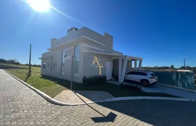 Casa em condomínio fechado com 3 quartos à venda na avenida senador salgado filho, querência, viamão, 102 m2 por r$ 689.000