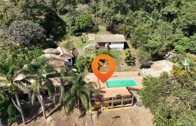 Sítio com 4 dormitórios à venda, 110000 m² por r$ 6.500.000,00 - moeda - moeda/mg