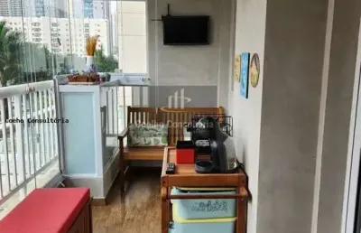 Apartamento para venda em são paulo, tatuapé, 2 dormitórios, 1 suíte, 1 banheiro, 1 vaga