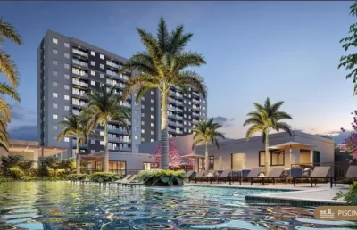 Apartamentos 2 e 3 quartos de 48m² a 57m² na av salvador allende,  barra olimpica , verdadeiro bairro planejado com um parque de 72mil metros a disposição