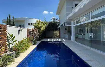 Sobrado com 4 suítes, 408 m² - venda por r$ 3.900.000 ou aluguel por r$ 19.830/mês - condomínio maison du parc - indaiatuba/sp