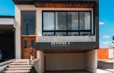 Casa com 3 dormitórios sendo 1 suíte e 2 demi -, 194 m² - venda por r$ 1.378.000 ou aluguel por r$ 8.557/mês - condomínio gran reserve - indaiatuba/sp
