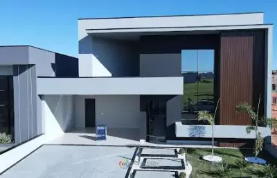Casa com 3 suítes + escritório, toda mobiliada à venda, 212 m² por r$ 2.050.000 - condomínio maria cândida - indaiatuba/sp