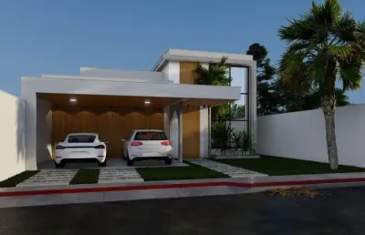 Casa em iriri - condomínio fechado - área gourmet e piscina
