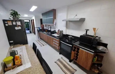 Apartamento garden gigante praia da costa - 3 quartos e lazer completo