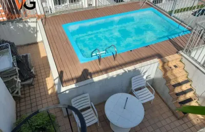 Cobertura duplex para venda em guarujá, enseada, 3 dormitórios, 1 suíte, 2 banheiros, 2 vagas