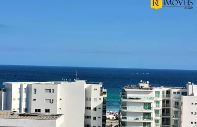 Cobertura na praia com 3 suítes à venda, praia forte, cabo frio/rj