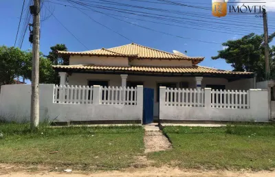 Casa linear com 3 quartos a venda no bairro japão - araruama/rj