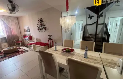 Cobertura linda com 4 quartos à venda no algodoal em cabo frio/rj