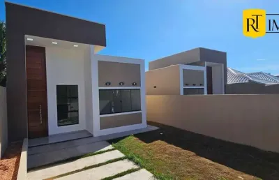 Casa nova com 2 quartos a venda no coqueiral - araruama/rj