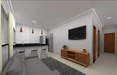 Casa para venda em araxá, mangabeiras, 2 dormitórios, 1 suíte, 1 banheiro, 2 vagas