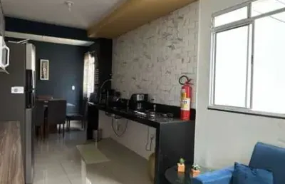 Apartamento para venda em araxá, guilhermina vieira chaer, 1 dormitório, 1 banheiro, 1 vaga