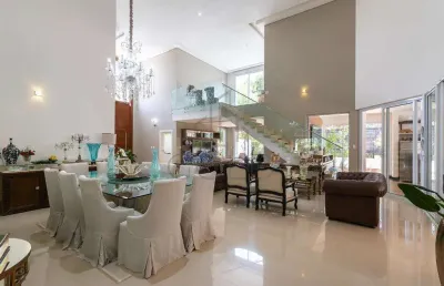 Casa à venda em campinas, loteamento alphaville campinas, com 4 suítes, com 600 m²
