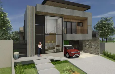 Sobrado à venda em campinas, alphaville dom pedro, com 3 suítes, com 270 m², alphaville dom pedro 3