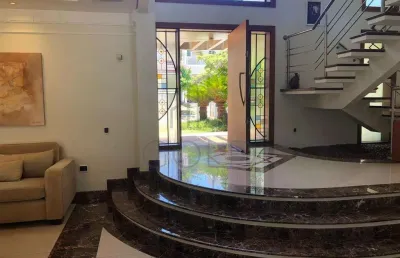 Sobrado à venda em campinas, loteamento alphaville campinas, com 4 suítes, com 562.36 m²