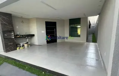 Casa com 3 quartos à venda na rua r 4, 1, setor solar santa rita, goiânia por r$ 398.000