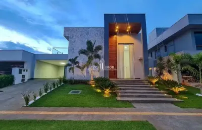 Casa em condomínio fechado com 4 quartos à venda no Jardins Munique, Goiânia 