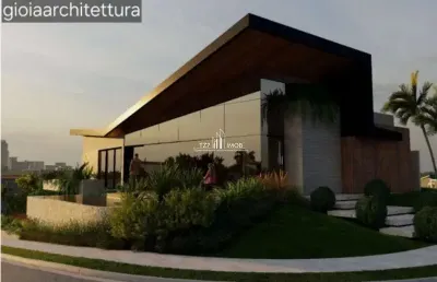 Sobrado com 4 suítes plenas, condomínio jardins parma.