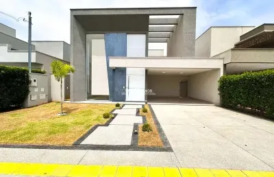 Casa térrea no condomínio jardins lisboa, com 4 suítes plenas.